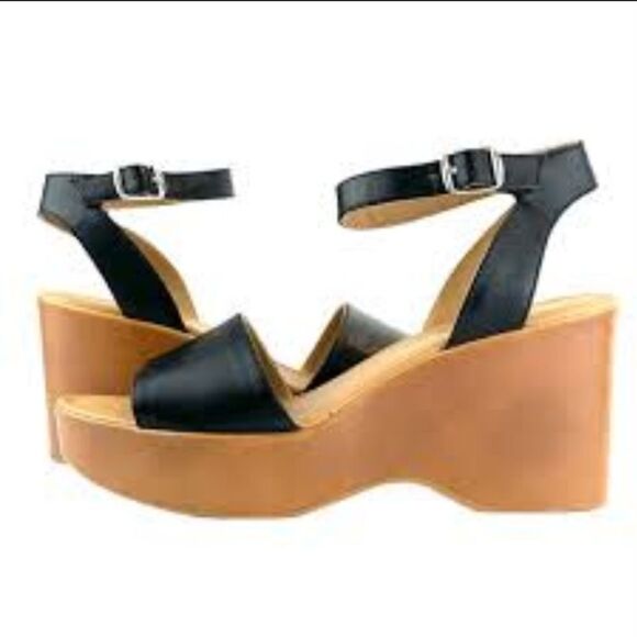 BRAND NEW ME TOO OPEN TOE BLOCK HEEL WEDGE STYLE WOMEN"S SANDAL - Picture 10 of 15